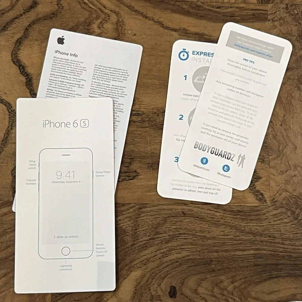 Apple iPhone 6s 128GB Space Gray Original Retail Box, Stickers, Inserts, NoPhone